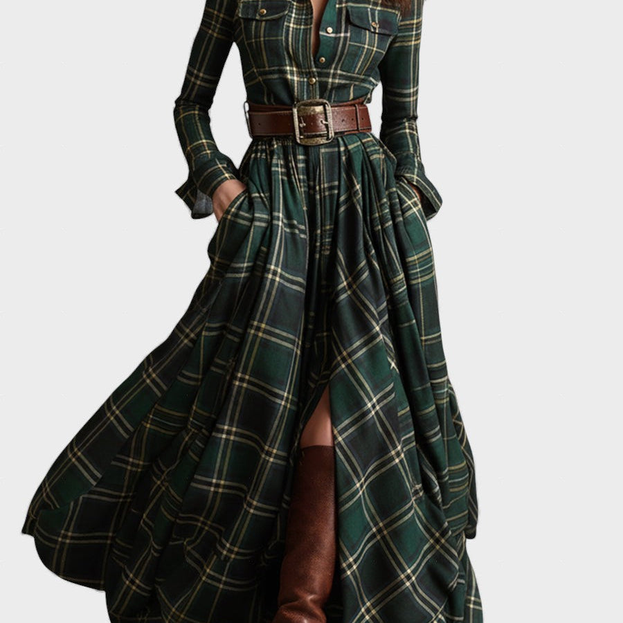 Elena | Classic Elegant Shirt Dress