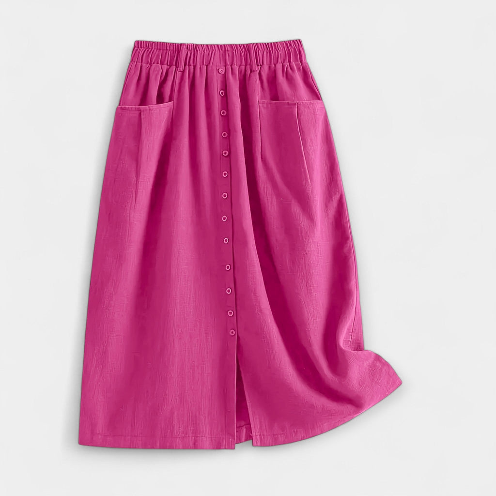 Washed Midi Skirt
