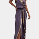 Lorena - Mono Dress with Golden Details