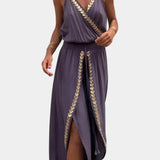 Lorena - Mono Dress with Golden Details