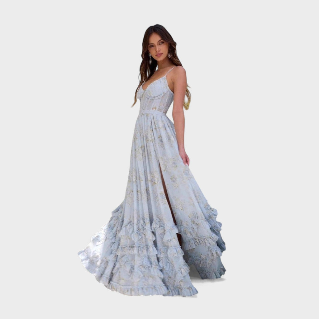 Florence - Long Bohemian Dress with Slit