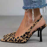 Margaret | D'Orsay Leopard Heels