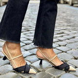 Donna | Open Ballerina Heels
