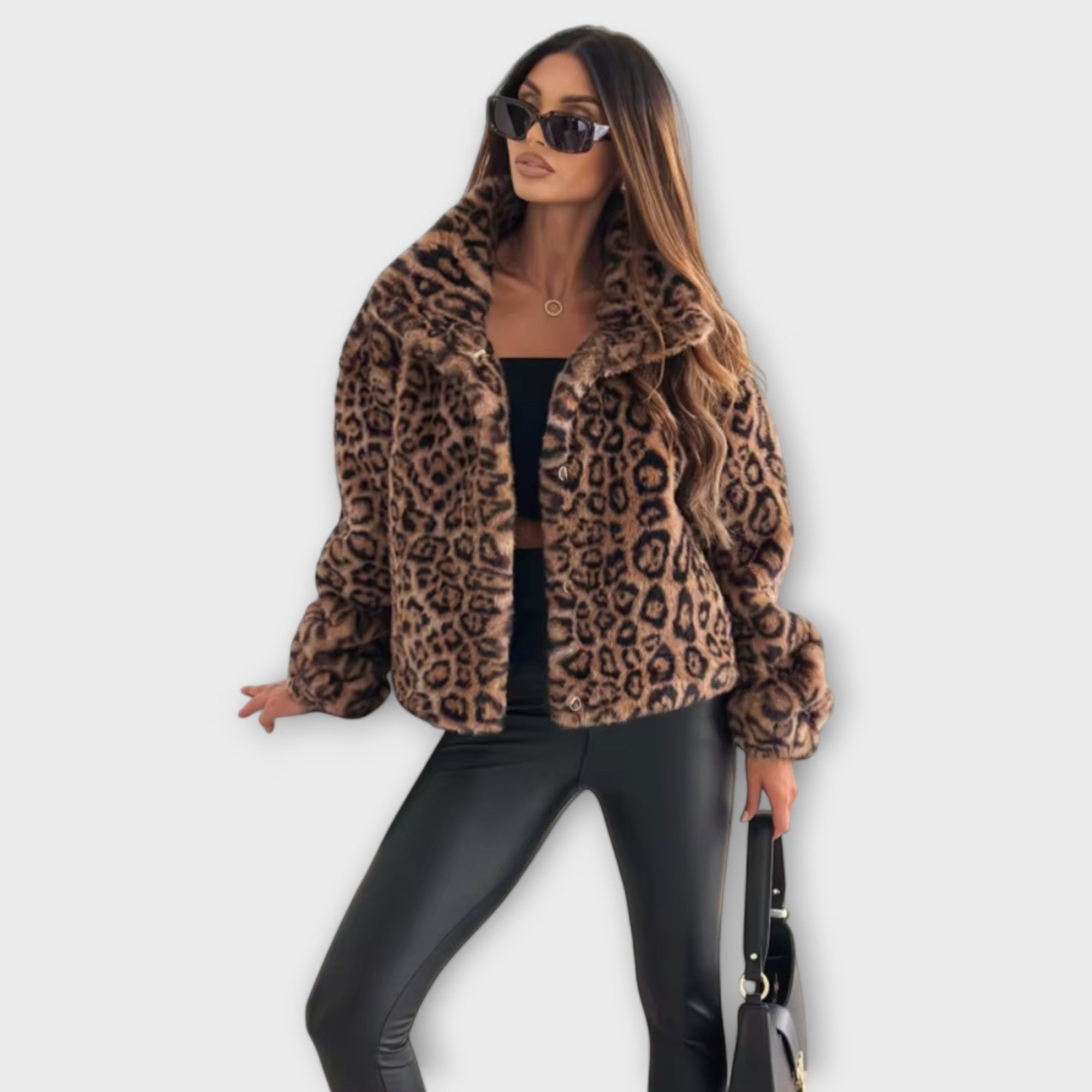 Maddison - Leopard Print Coat