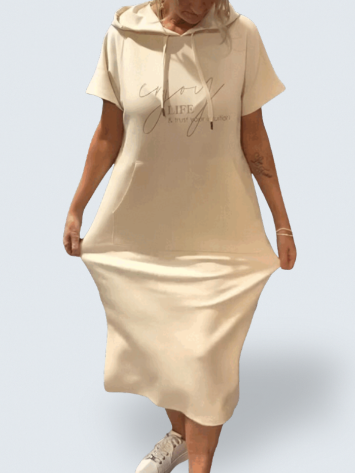 Grace - Casual Hoodie Dress