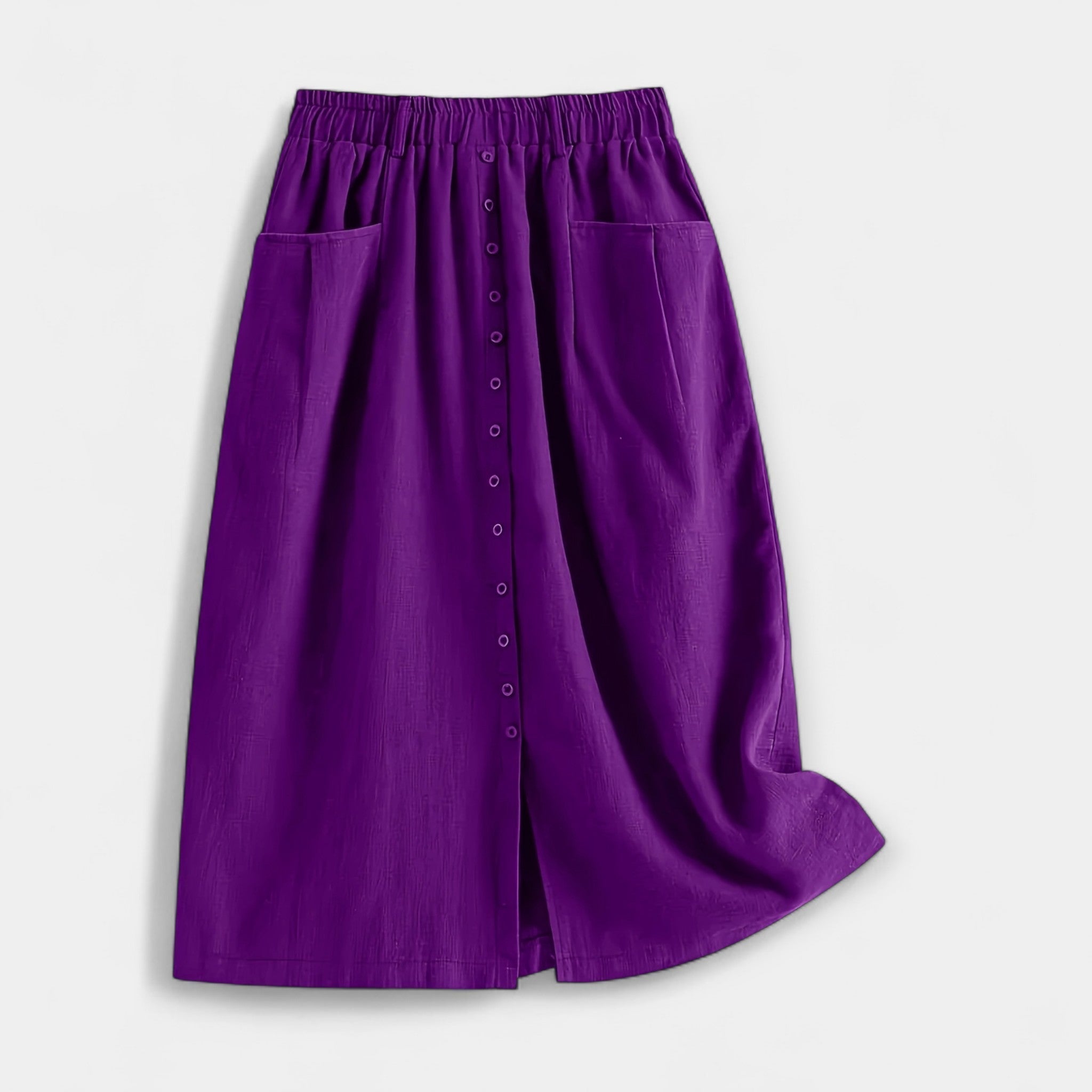 Washed Midi Skirt