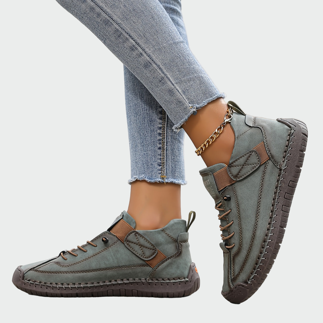 Audrey - Orthopaedic Faux Leather Boots