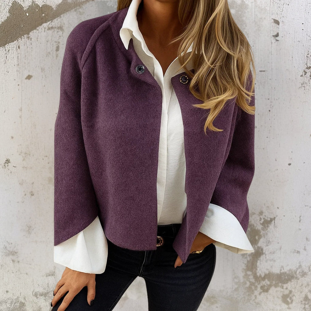 Fiona - Elegant Short Warm Coat