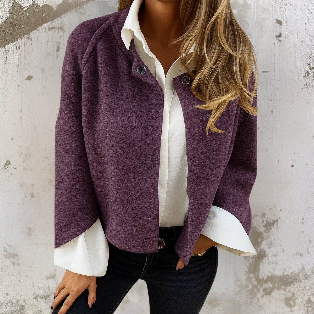Fiona - Elegant Short Warm Coat