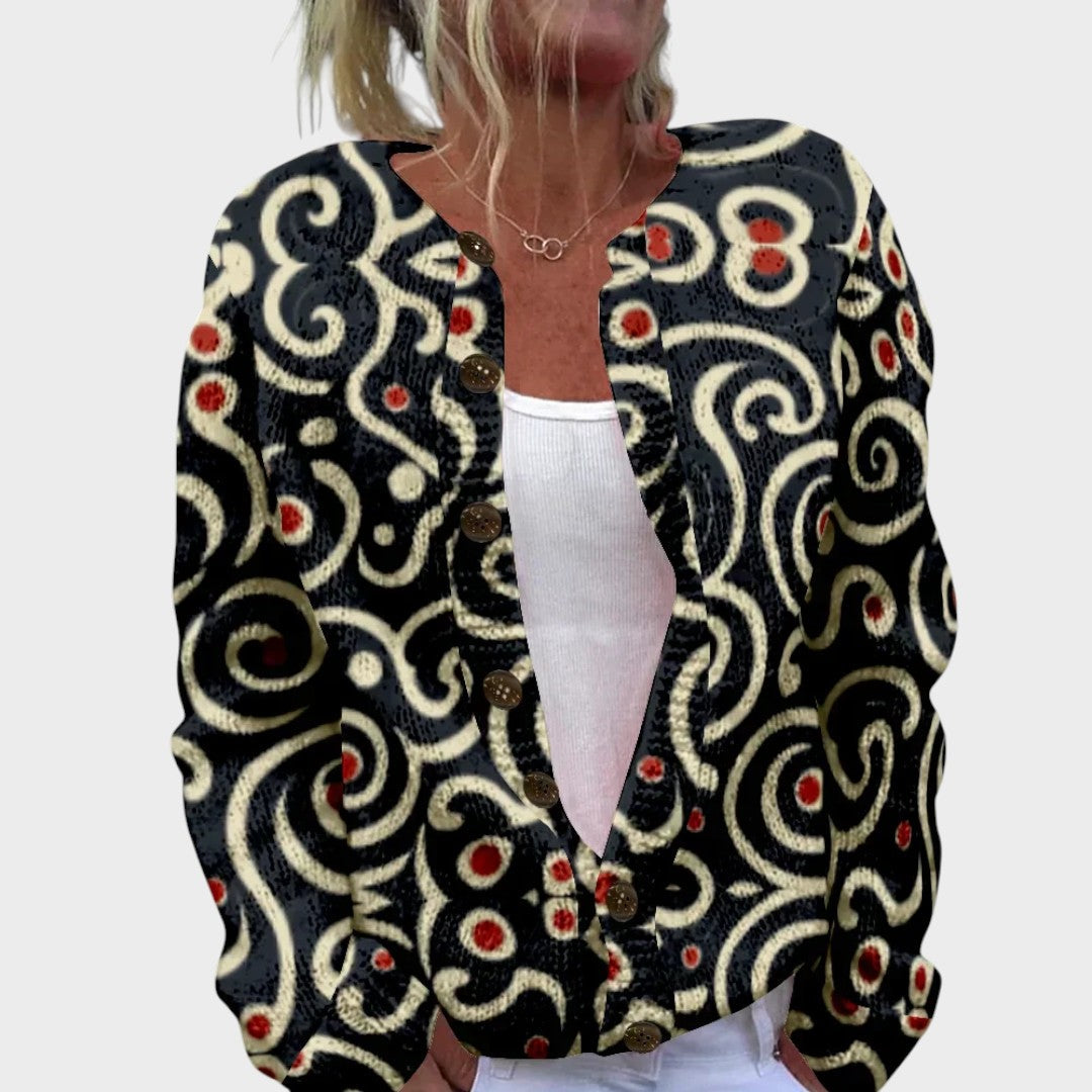 Scarlett - Floral Autumn Cardigan