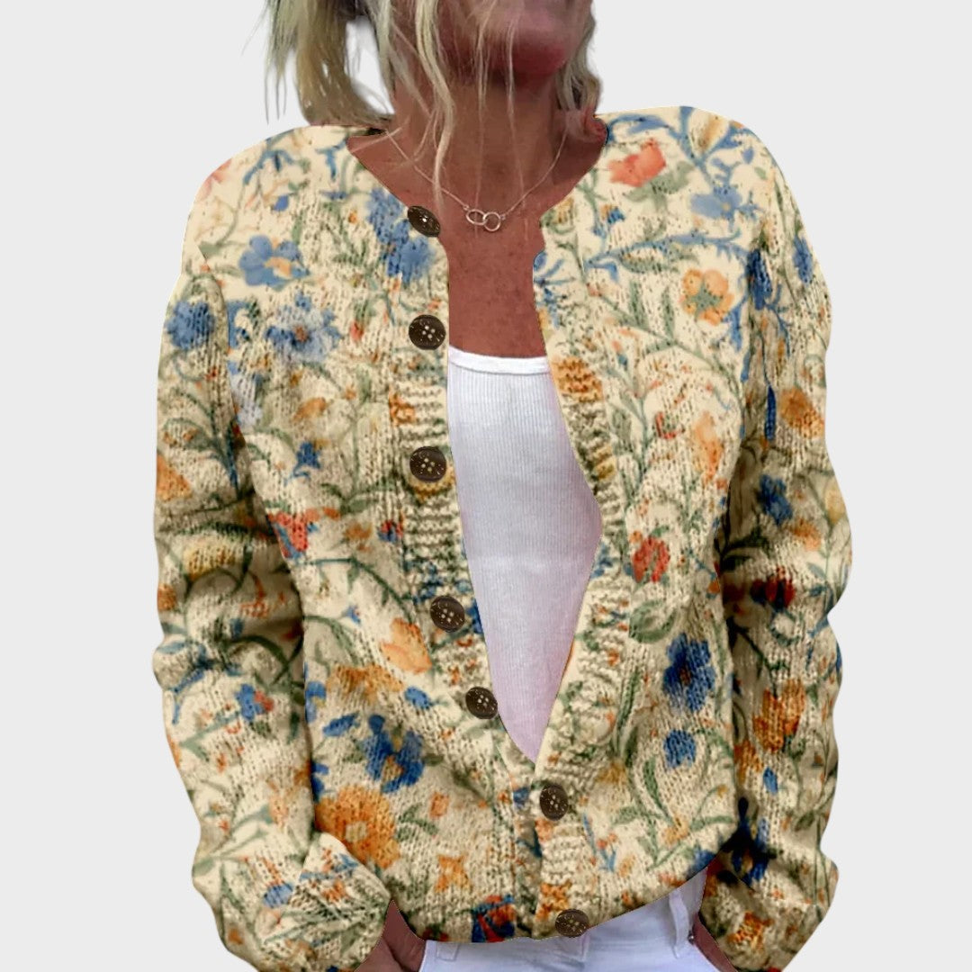 Willow - Floral Autumn Cardigan