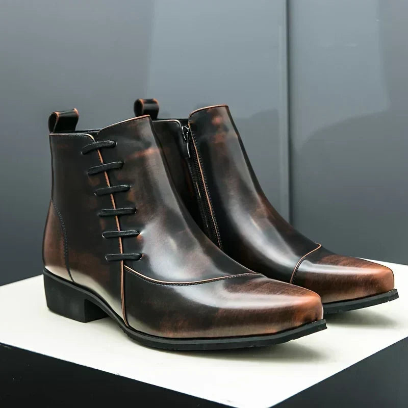 Max - Smart Faux Leather Boots