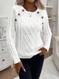 Poppy - Button Knit Sweater