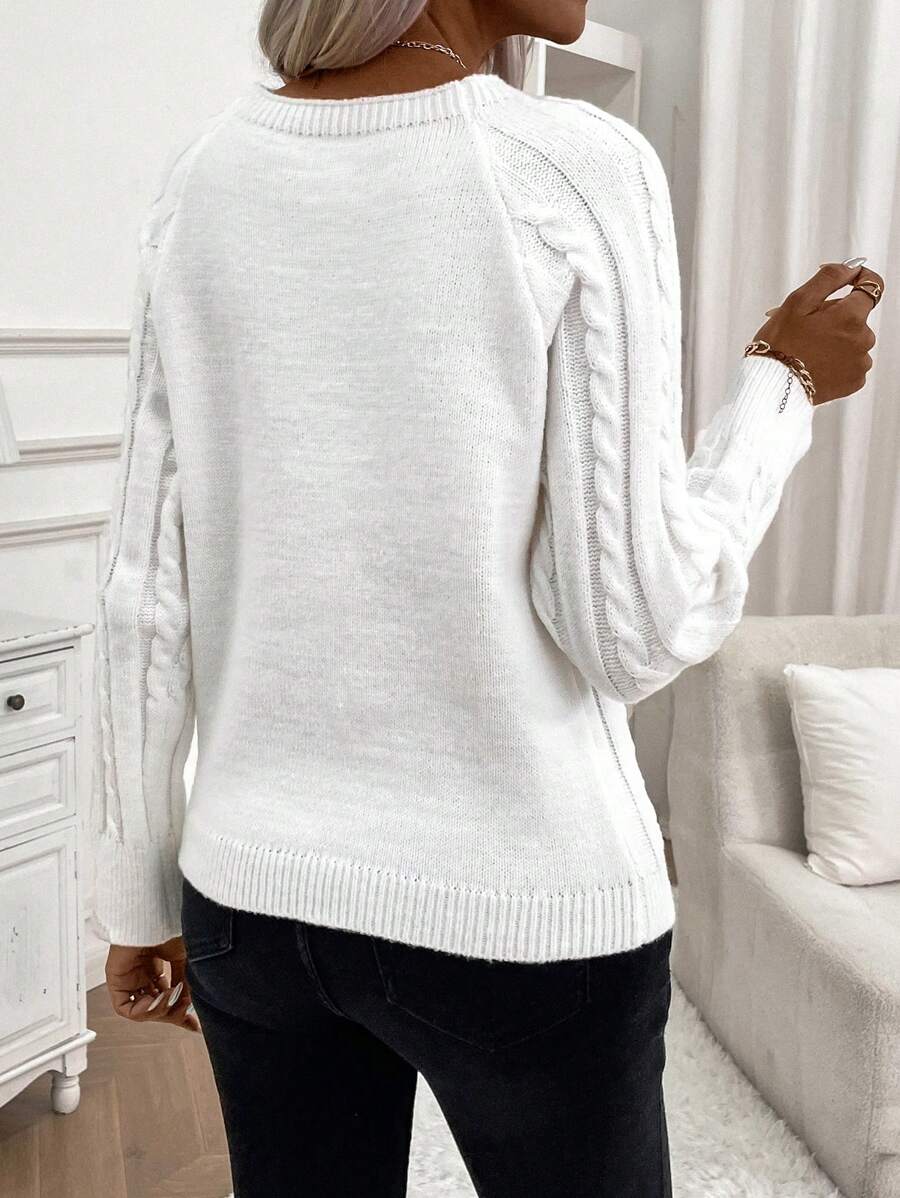 Poppy - Button Knit Sweater