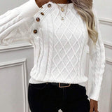 Poppy - Button Knit Sweater