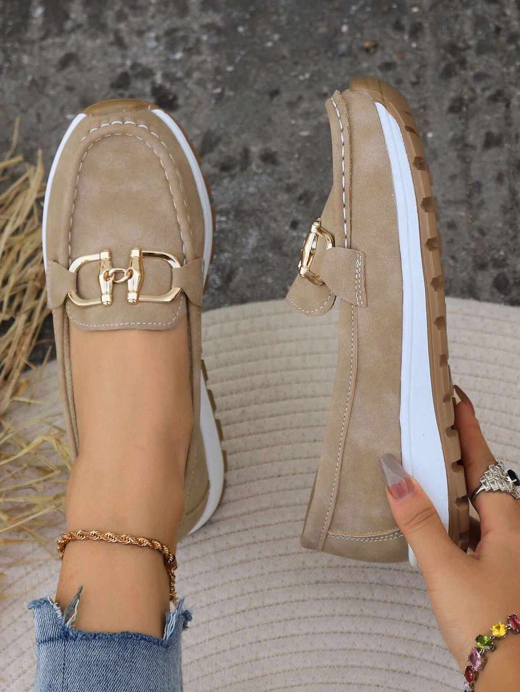 Isla - Buckled Flats