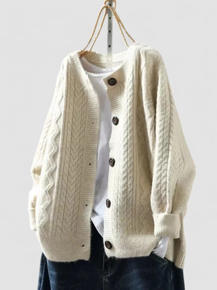Madison - Cable Knit Cardigan