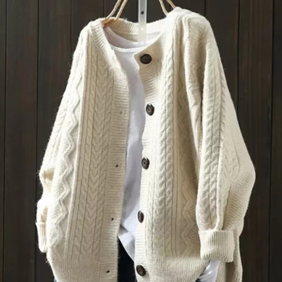 Madison - Cable Knit Cardigan