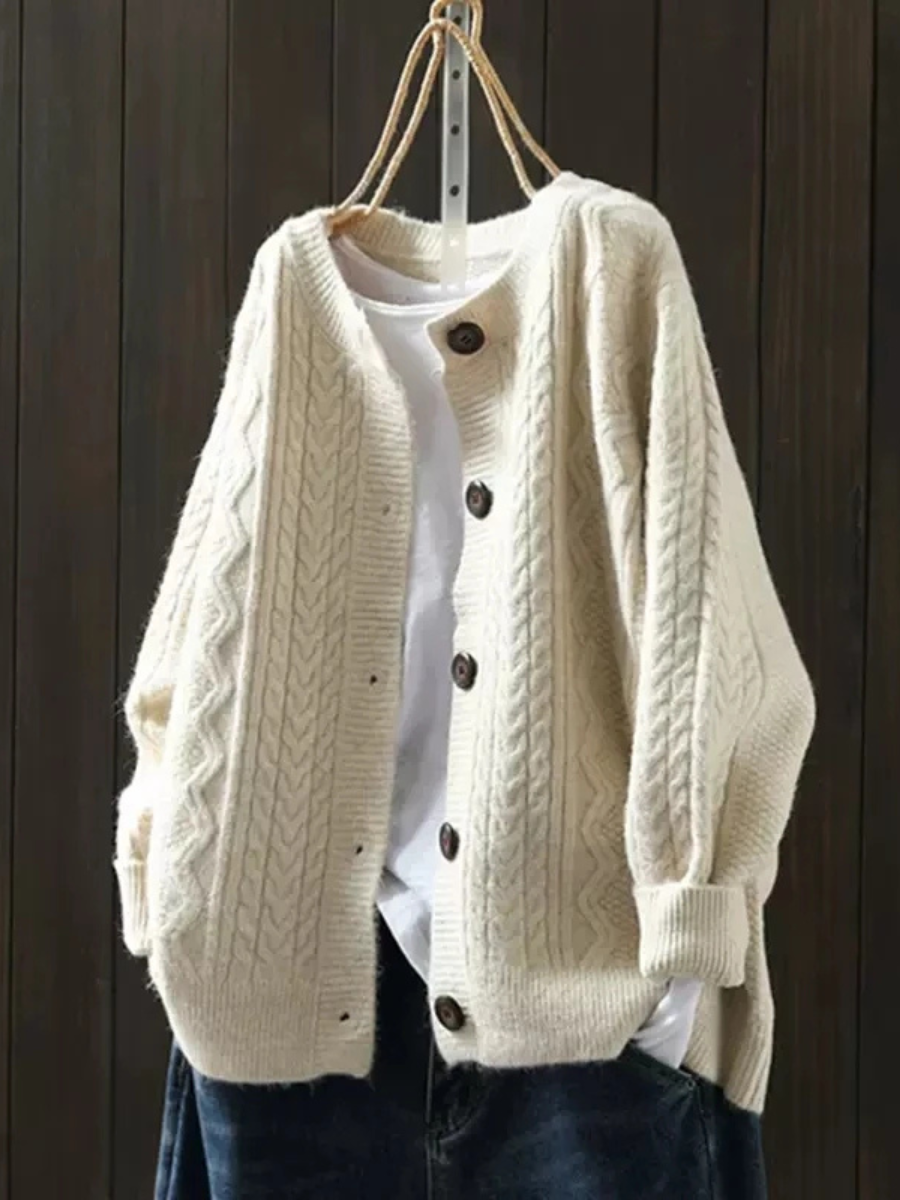 Madison - Cable Knit Cardigan
