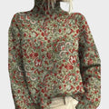Natalie - Artistic Knit Turtleneck Sweater