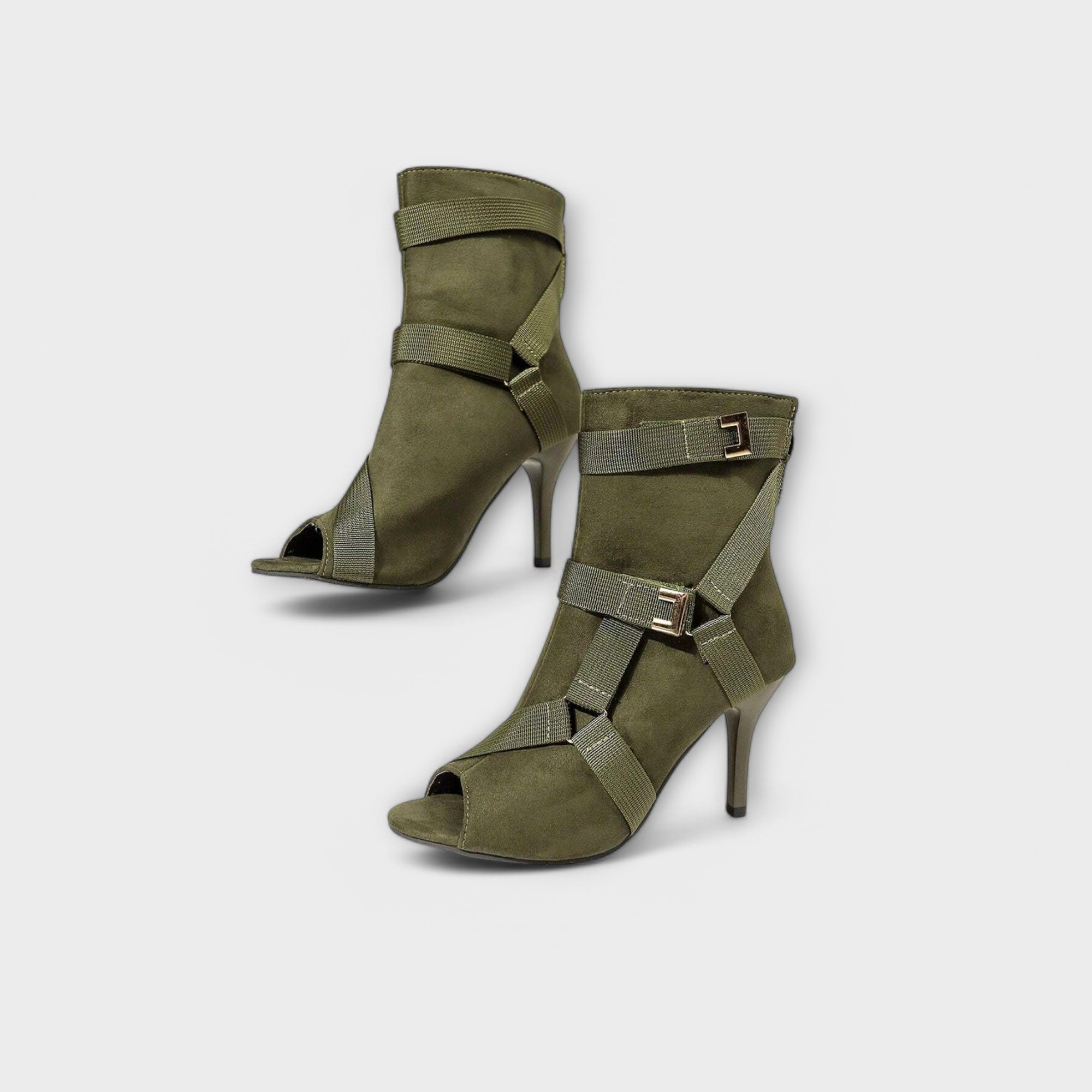 Luisa - Elegant Open-Toe Heeled Sandals