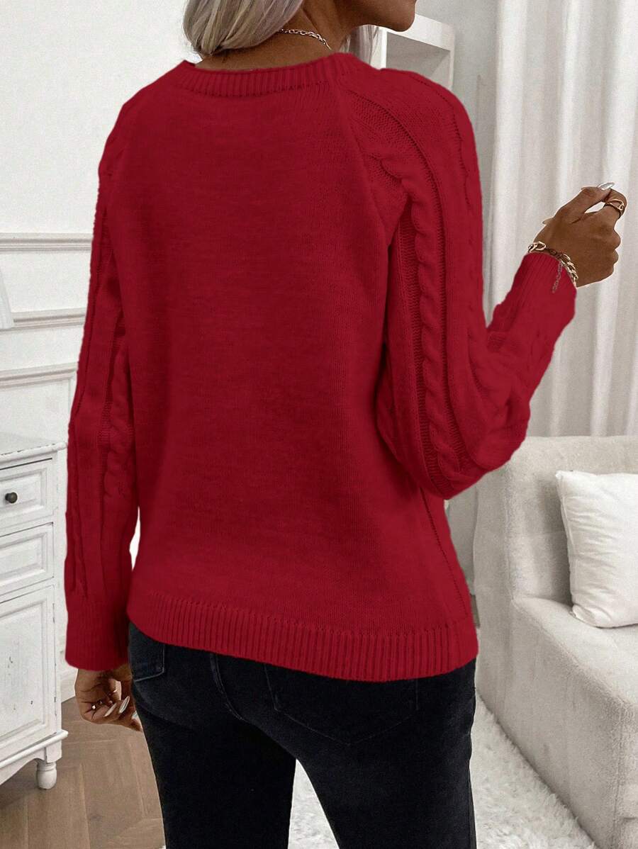 Poppy - Button Knit Sweater