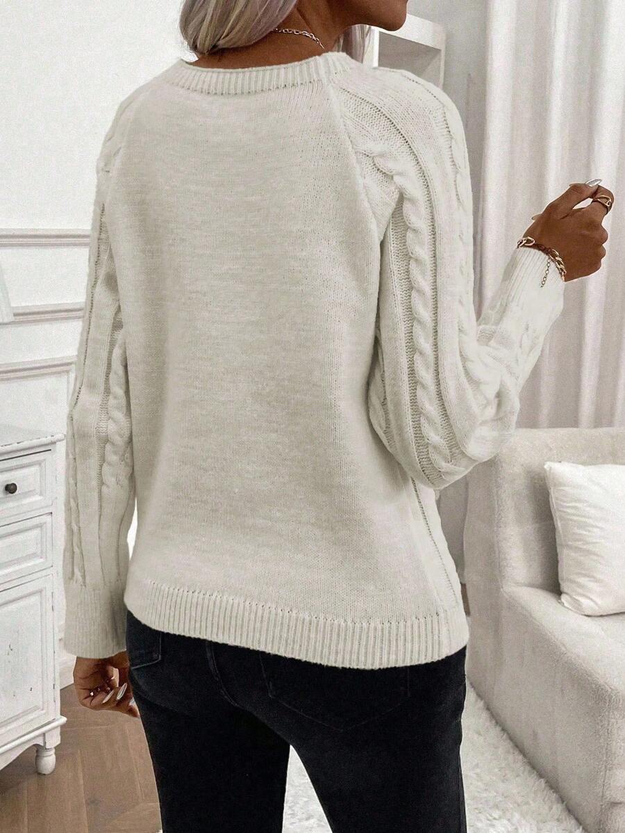 Poppy - Button Knit Sweater