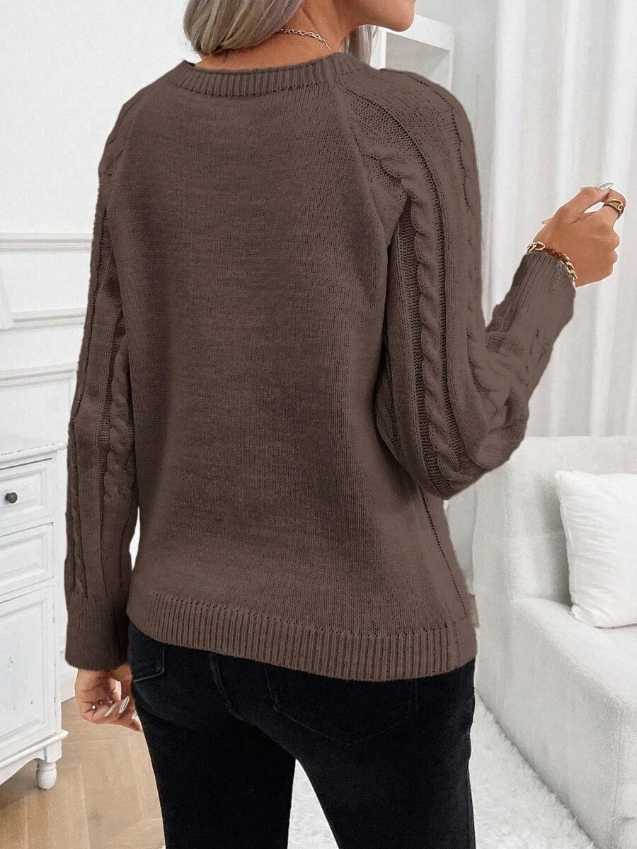 Poppy - Button Knit Sweater
