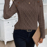 Poppy - Button Knit Sweater