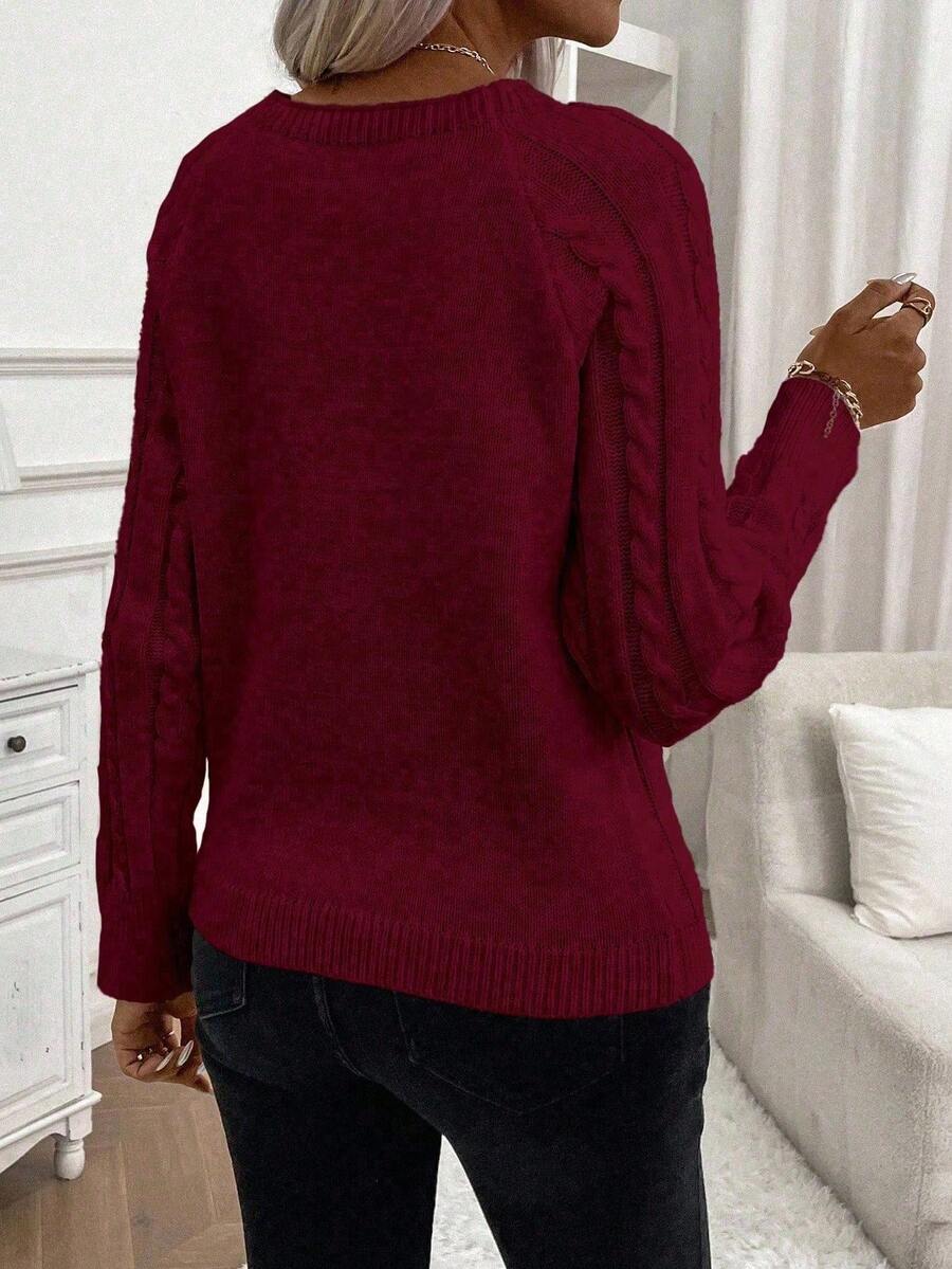Poppy - Button Knit Sweater