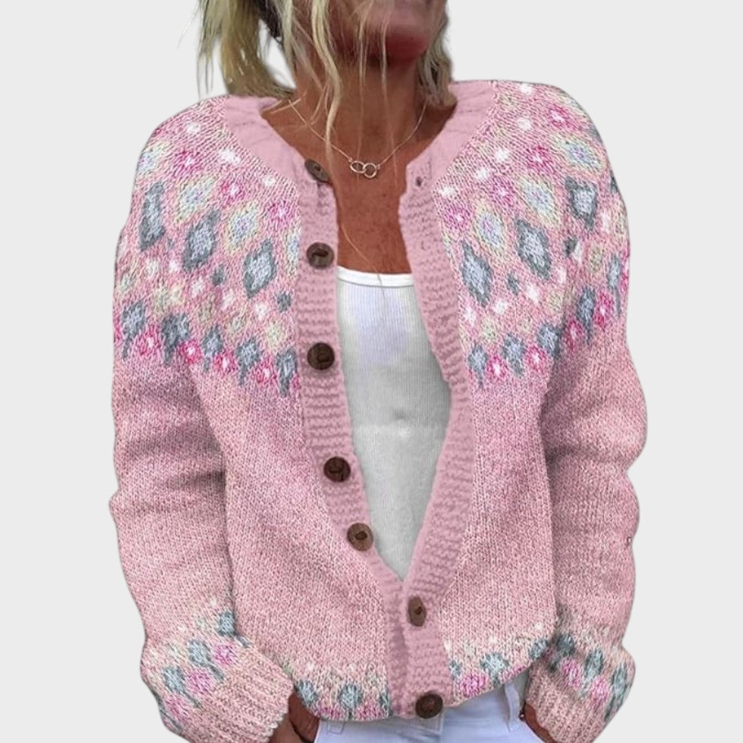 Chloe - Floral Autumn Cardigan