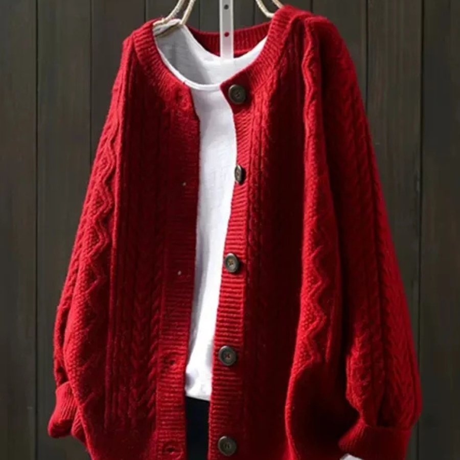 Madison - Cable Knit Cardigan