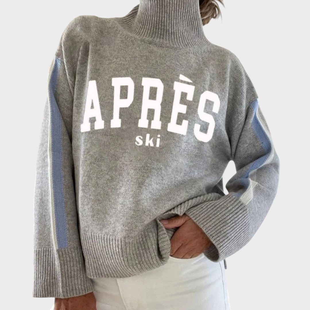 Ava - Artistic Knit Turtleneck Sweater