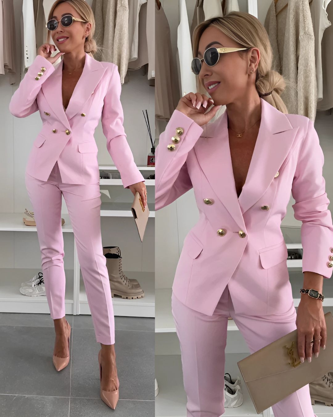 Emily - Sophisticated Double-Breasted Suit
