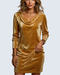 Serena - Loose Fitting Velvet Dress