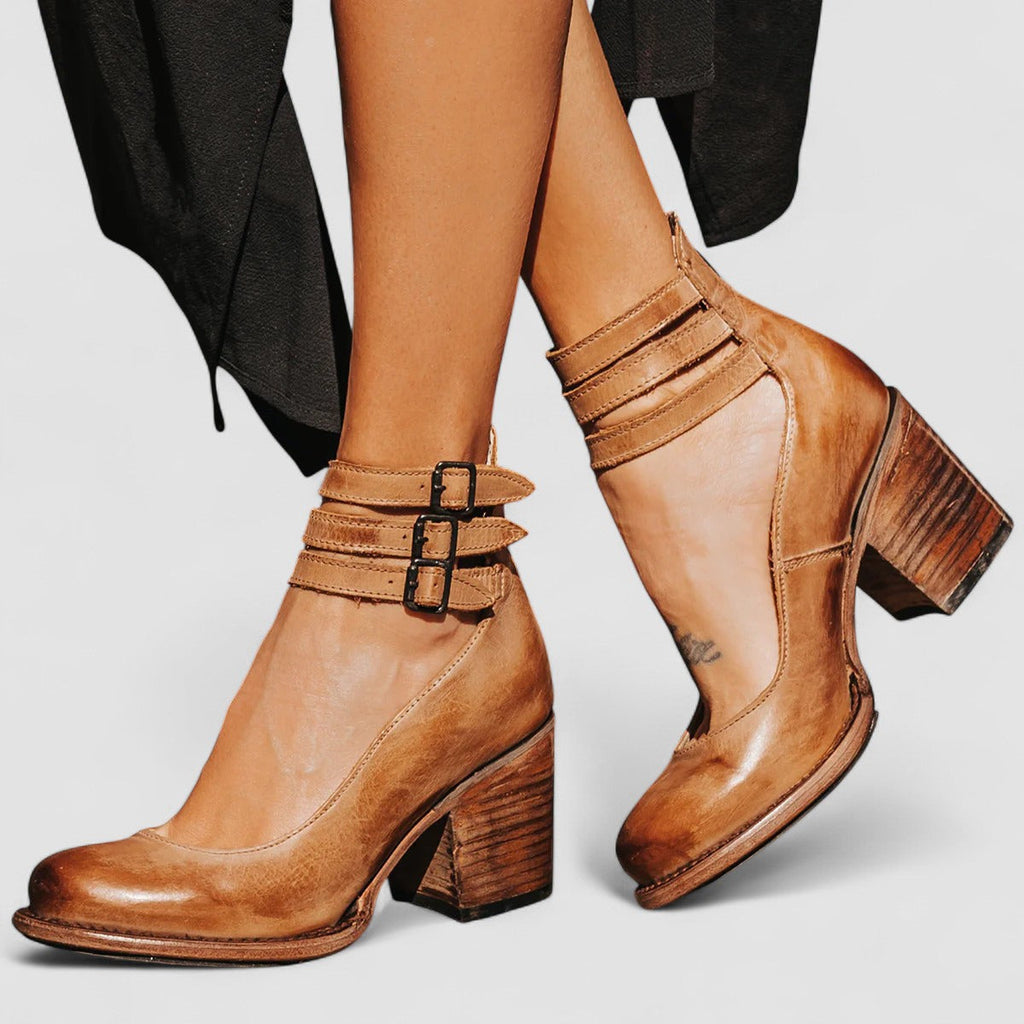 Chloe - Multi-Strap Platform High Heels