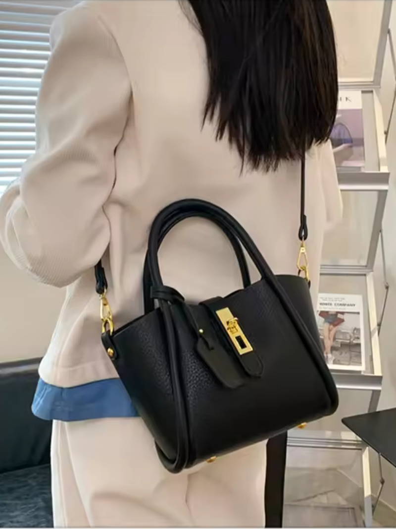 Millie - Structured Faux Leather Handbag