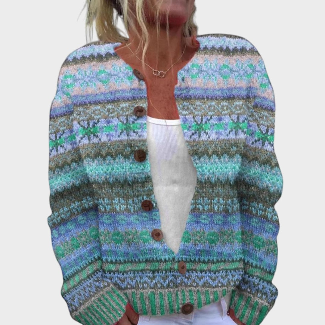 Olivia - Floral Autumn Cardigan
