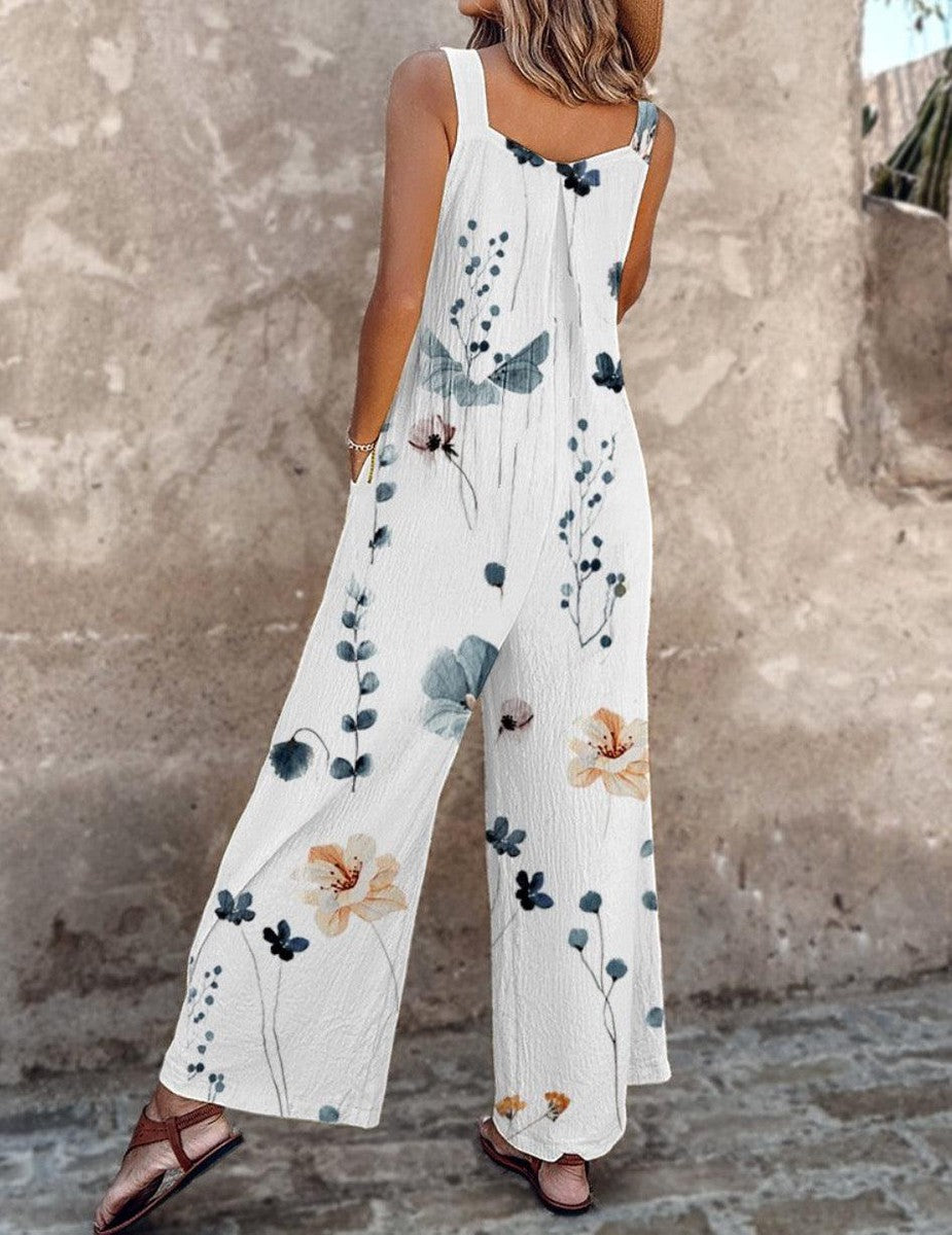Olivia - Comfort Fit Printed Jumpsuit