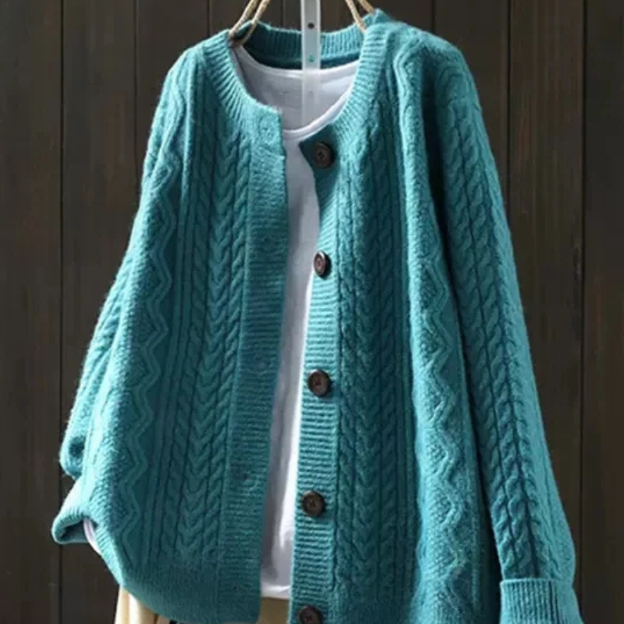 Madison - Cable Knit Cardigan