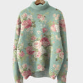 Kristen - Artistic Knit Turtleneck Sweater