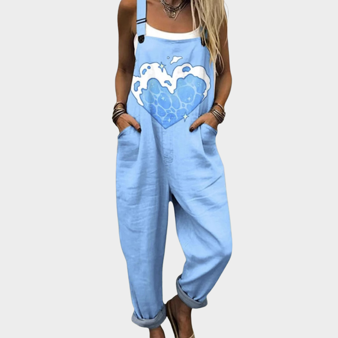 Aria - Elegant Printed Jumpsuit
