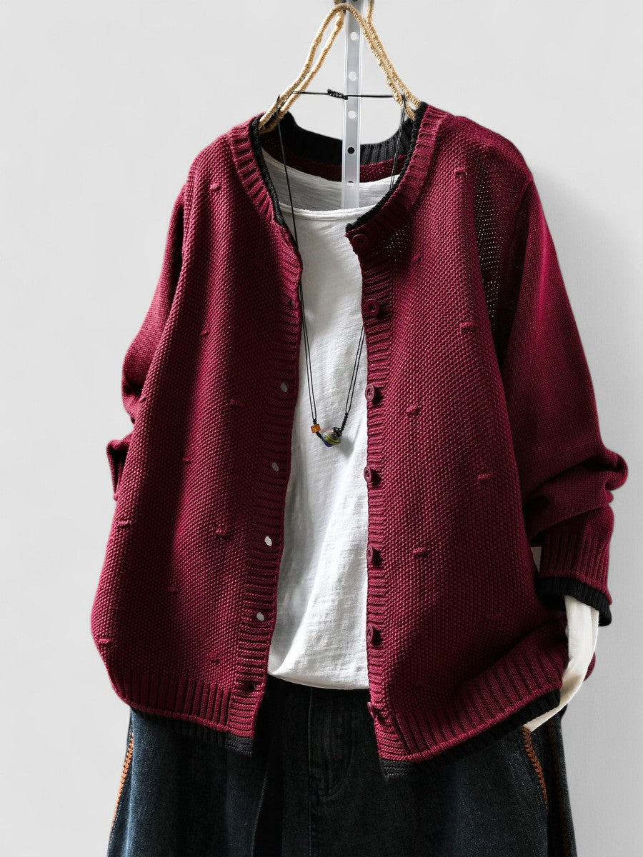 Annabelle - Textured Knit Cardigan