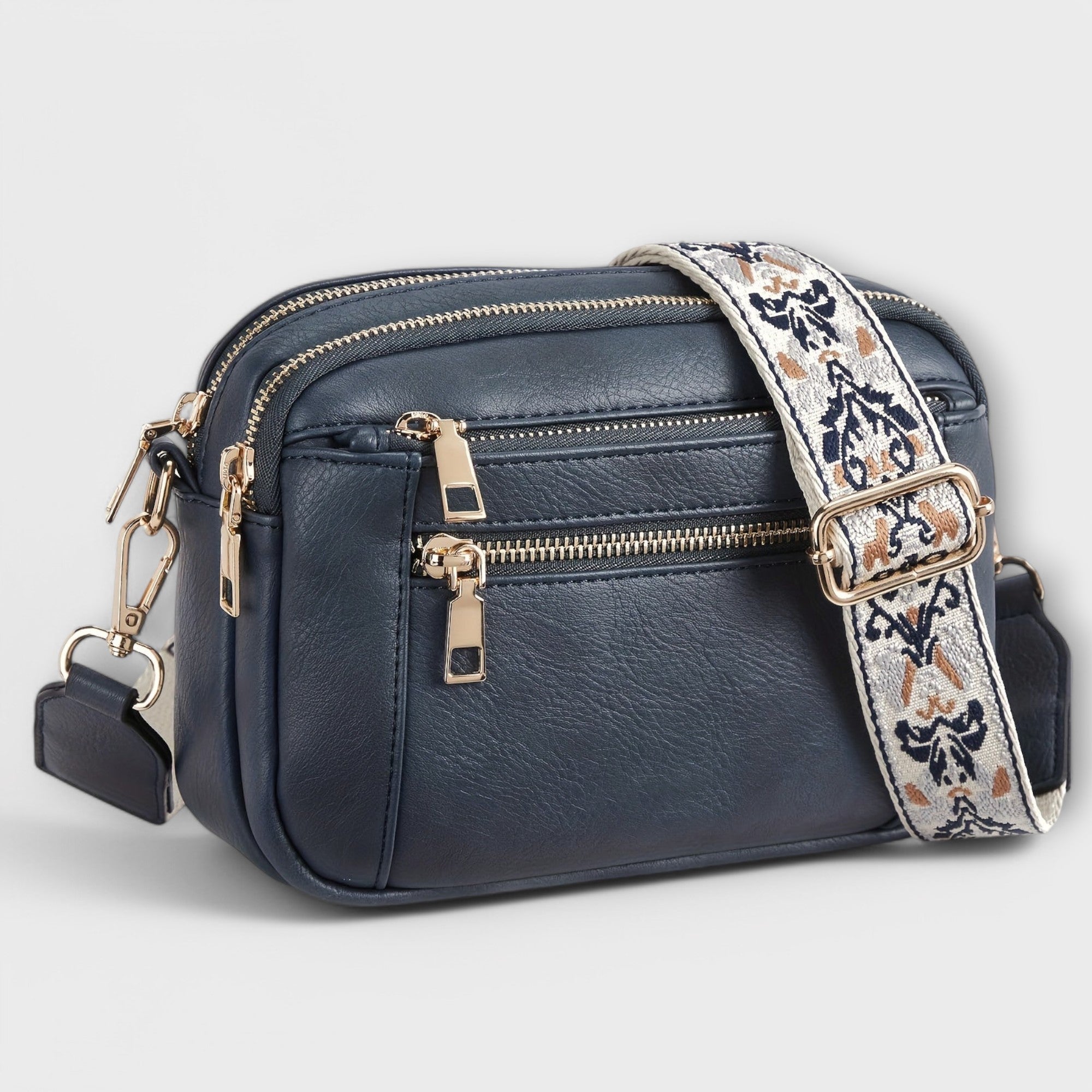 Ella - Vegan Faux Leather Crossbody Bag