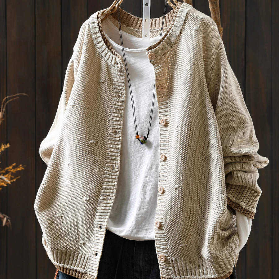 Annabelle - Textured Knit Cardigan