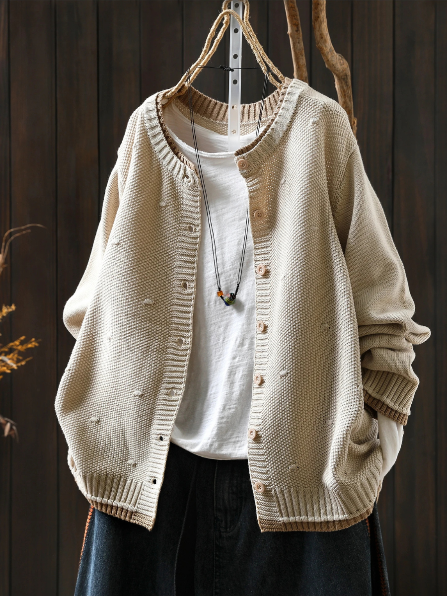 Annabelle - Textured Knit Cardigan