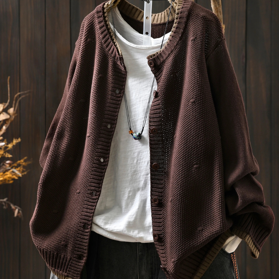 Annabelle - Textured Knit Cardigan