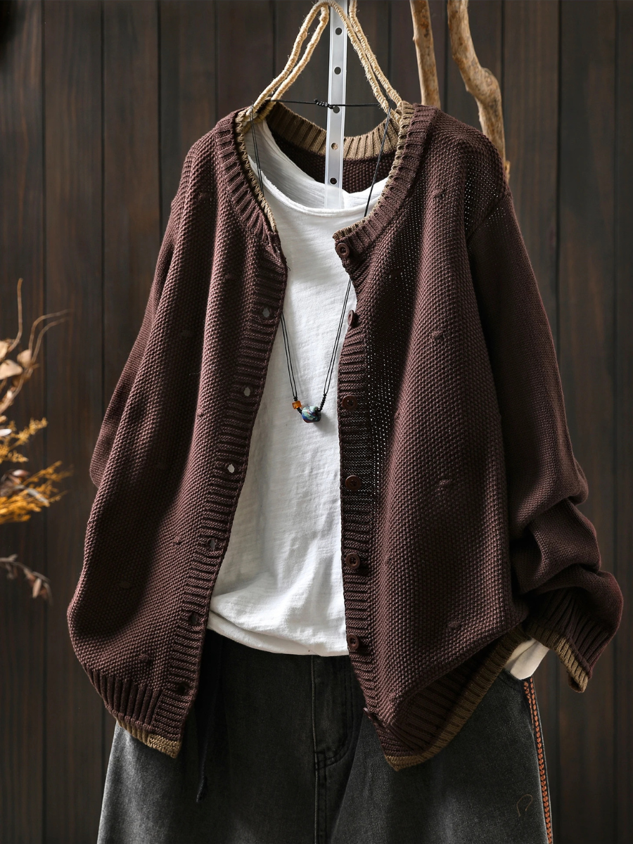 Annabelle - Textured Knit Cardigan