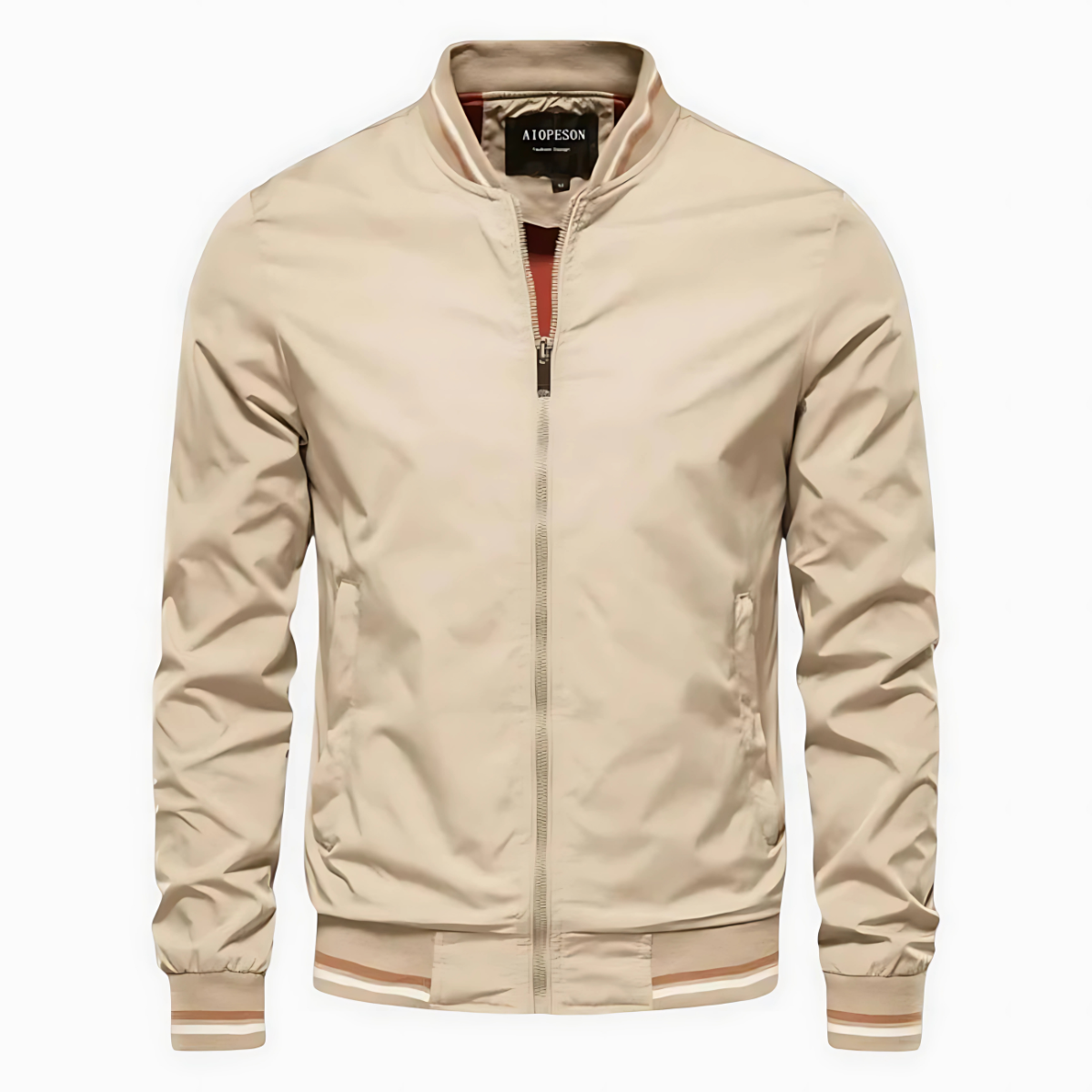 Jack - Striped Bomber Jacket
