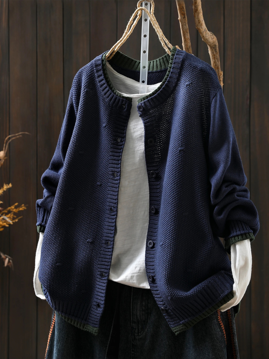 Annabelle - Textured Knit Cardigan